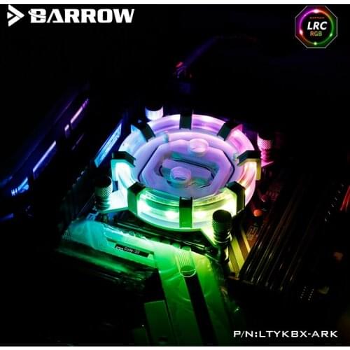 Barrow LTYKBX-ARK for X99 (Transit to X299) LRC RGB v2 Aurora Limited Edition CPU cooler 0.4MM micro cutting micro water cooling