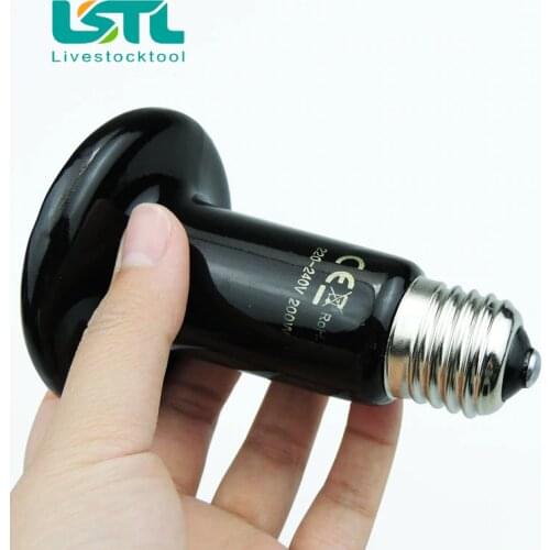 Pet Chicken Bird Reptile Heating lamp Infrared Ceramic Emitter Heat Light Bulb 25W 50W 75W 100W 150W Lamp for Pets Reptile