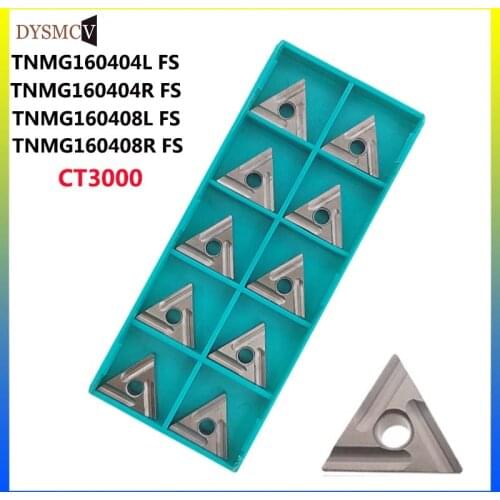 10 pcs 100% original TNMG160404R L FS CT3000 TNMG160408R L FS CT3000 tool blade blade cutting tool turning tool