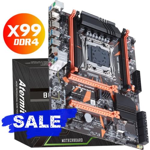 Atermiter X99 LGA2011-V3 Professional 4 Channel DDR4 Desktop Computer Motherboard Module LGA2011-3 D4 2011-3