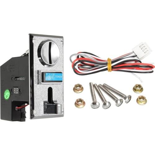 Multi Coin Acceptor Electronic Roll Down Coin Selector Mechanism CPU Process Control Vending Machine Arcade Game Ticket