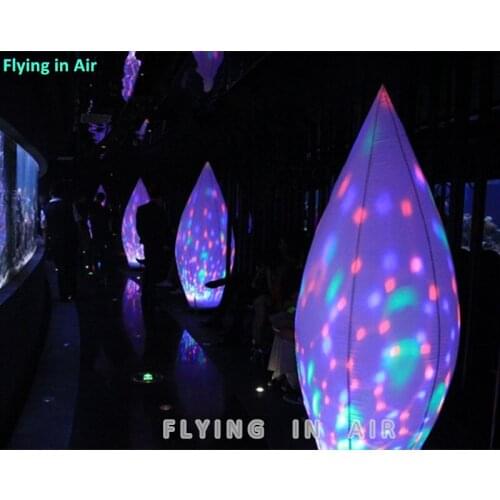Custom 2m Colorful Lighting Inflatable Drop for Indoor/Outdoor Decoration