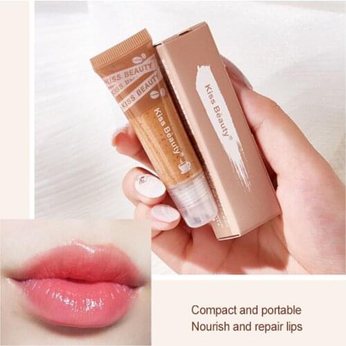 Exfoliating Lip Scrub Cream Remove Dead Skin Plumping Lip Gloss Moisturizing Full Lips Skin Care Scrub Gel Mask Lip Care TSLM1