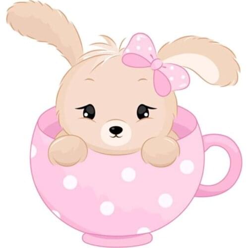 Easter Bunny Cup Metal Cutting Dies Stencil Scrapbooking DIY Album Stamp Paper Card Embossing Decor Craft New Dies for 2020