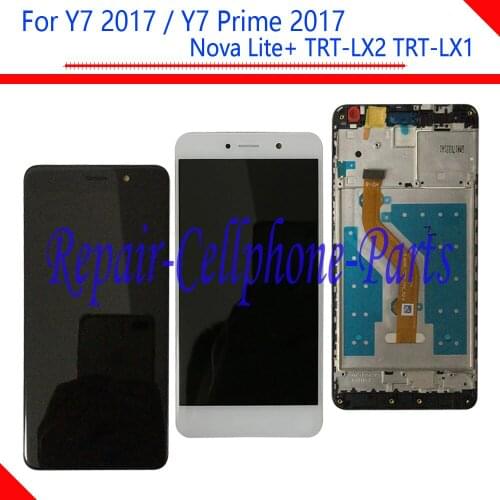 Full LCD DIsplay +Touch Screen Digitizer Assembly With Frame For Huawei Y7 2017 / Y7 Prime 2017 TRT-LX2 / Nova Lite+ TRT-LX1