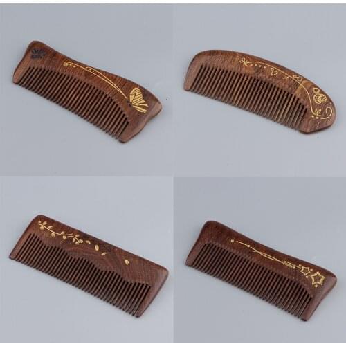 Premium No-Static Wooden Hair Comb Scalp Massage Comb Detangling Brush SPA Hair Care Combs( 5.5 in )