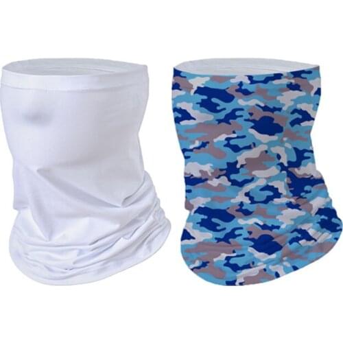 Plain White Milk Silk Material Sublimation Blank Scarf Outdoor Bandana 100pcs