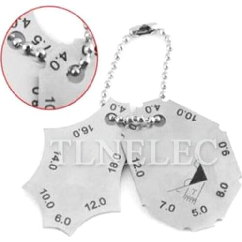 Right Angle Weld Gauge Angle Weld Gauge Weld Seam Inspection Ruler Welding Foot Ruler Simple Weld Gauge Two Piece Gauge