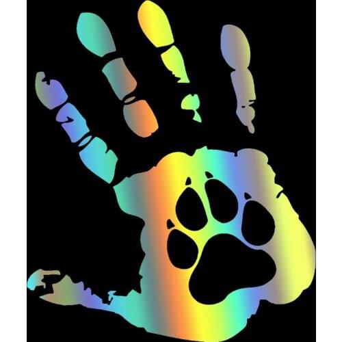 S50769# Various Sizes/Colors Car Stickers Vinyl Decal The Palm Dog Motorcycle Decorative Accessories Laptop Helmet