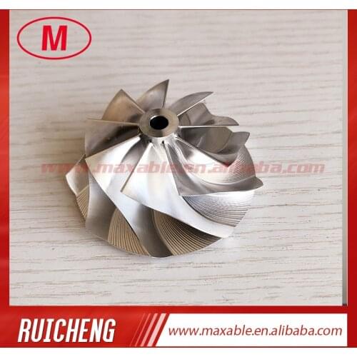 TD04HL 16T 49189-00016 43.43/56.02mm 9+0blades Turbo milling/aluminum 2618/billet compressor wheel for 49189-01330/1350/1450