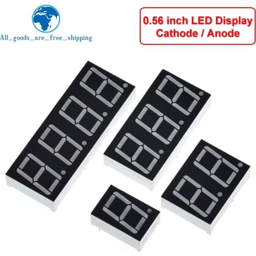 0.56 inch LED display 7 Segment 1 Bit/2 Bit/3 Bit/4 Bit Digit Tube Red Common Cathode / Anode Digital 0.56 inch led 7segment