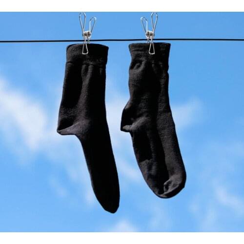 20 PCS Stainless Steel Clips Laundry Clothespins Multipurpose Metal Wire Clips Waterproof Rainproof Folders Clipped Towel Clip