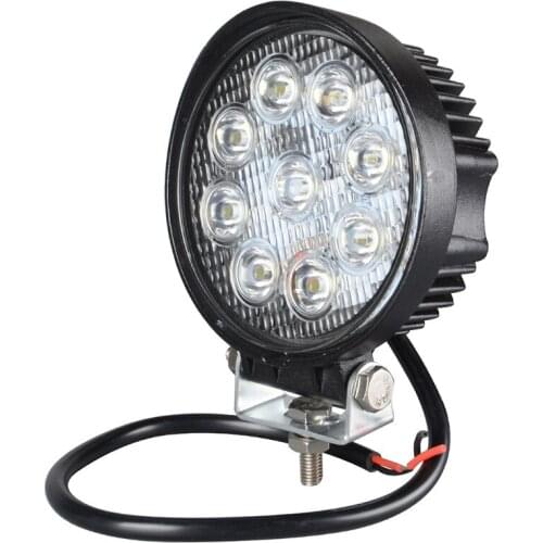 4 Inch 27W LED Work Light Floodlight 12V 24V Round LED Offroad Light Lamp Worklight for Off road Motorcycle Car Truck Hot