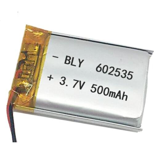 602535 Polymer Battery Lithium for MP3 MP4 Headset Video Recorder Electronic Device Rechargeable Batereies Replacement