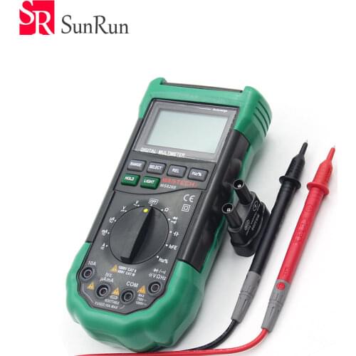 MS8268 Auto Range Digital Multimeter Full protection ac/dc ammeter voltmeter ohm Frequency electrical tester diode test
