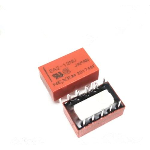 Free shipping 2pcs/lot EA2-5NU EA2-9NU EA2-12NU EA2-24NU 10pins power relay