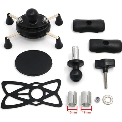 Phone Holder In Fork Stem Mount Bracket Motorcycle Navigation Bracket For Yamaha YZFR1 02-17 / YZFR6 2006-2017 / YZR1M 2007 2008