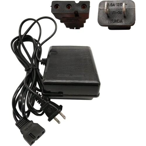 Electronic Sewing Machine Foot Pedal Speed Controller Foot Control Euro Plug #4C-326C