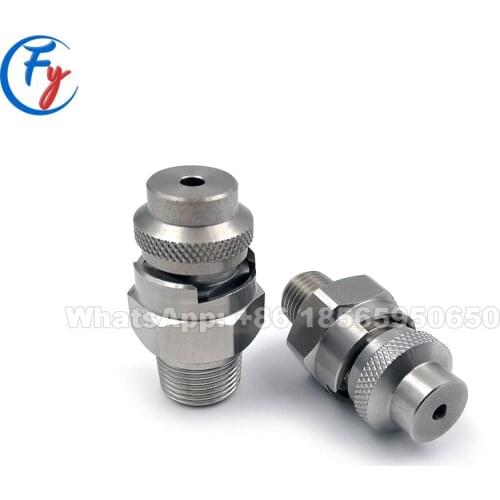 Brand high pressure washing sweeper spray nozzle, ss quick dismantling full cone spray nozzle, quick connect full cone nozzle