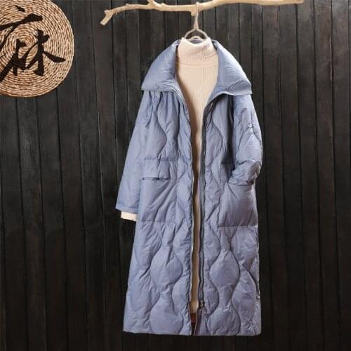 Parkas Winter Coat Autumn Women Puffer Jacket Jackets for Women 2021 Female Midi Loose Down Clothes Chaquetas Para Mujer HLY242