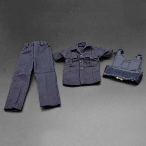 1:6 Scale S.W.A.T. CS Soldier Costume Biochemical Captain Special Force Set for 12" Action Figure Body Male Doll Accessory Toys