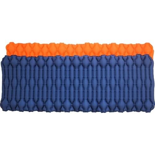 Lengthen Widen Size 190*65cm Dumbbell shape Camping Inflatable mat Travel air cushion