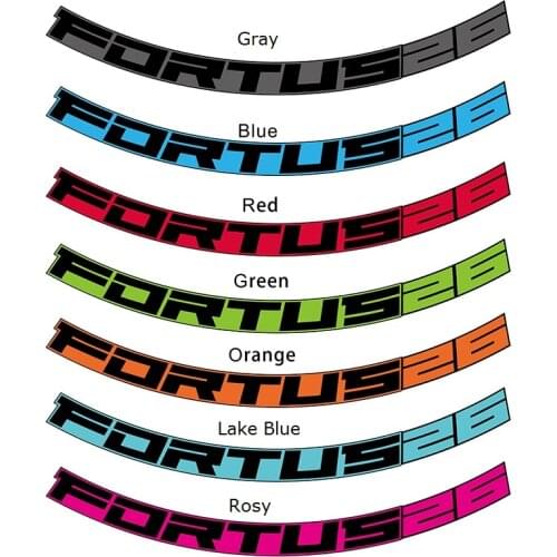 HOPE FORTUS26 AM Wheel Sticker for MTB Mountain Bike Bicycle Rim FORTUS 26 Cycling Decals