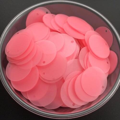 New!! 15mm wholesale Round Loose Sequin Paillette Sewing,Wedding Craft,Women Kids DIY Garment Accessory Dull Pink