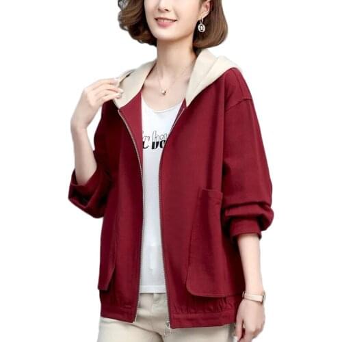 New Spring Autumn Casual Parka Overcoat Korean Trench Coat Plus Size Womens Fashion Loose Hooded Jacket Outerwear Tops Tide 4XL