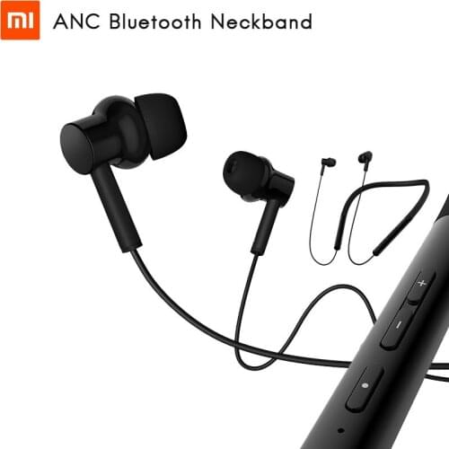 Original Xiaomi ANC Neckband Bluetooth Earphone Headset Digital Hybrid Triple Driver LDAC Comfy Wear Up To 20h Music Playing