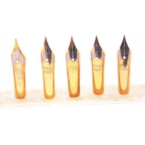 5pcs Golden Medium nib fountain pen iridium tip pen Nib Universal other Pen You can use all the extra fine series