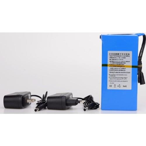 MasterFire Portable DC 12V 18000mah Super Rechargeable Battery Lithium-ion Batteries Pack CCTV Camera Vdeo Recorder DC 121800