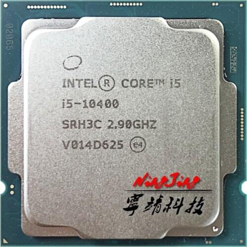 Intel Core i5-10400 i5 10400 2.9 GHz Six-Core Twelve-Thread CPU Processor L2=1.5M L3=12M 65W LGA 1200