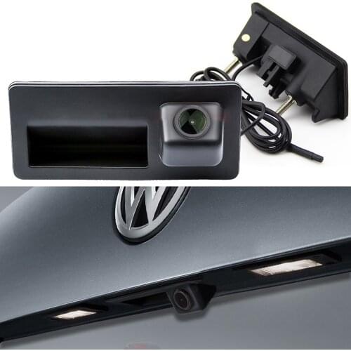 Misayaee HD Car Rear Veiw Camera Handle for VW Jetta Audi A3 8V A4 B6 Passat B8 Tiguan Lavida Golf Skoda Rapid Octavia Yeti Seat