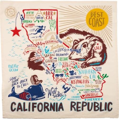 Made You Smile Super California Waterproof Table Cloth