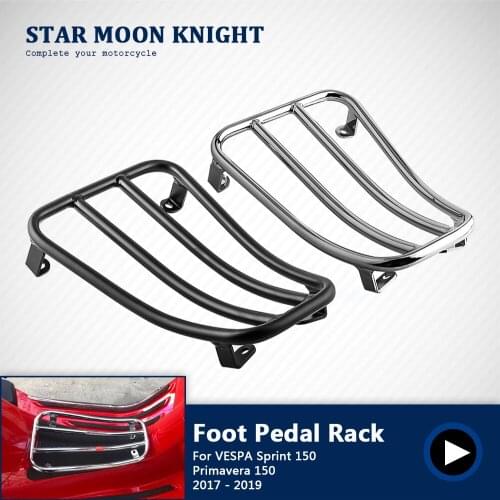 Foot Pedal Holder for VESPA Sprint 150 Sprint-150 Rear Luggage Rack Bracket Motorcycle Parts for Primavera 150 2017 2018 2019