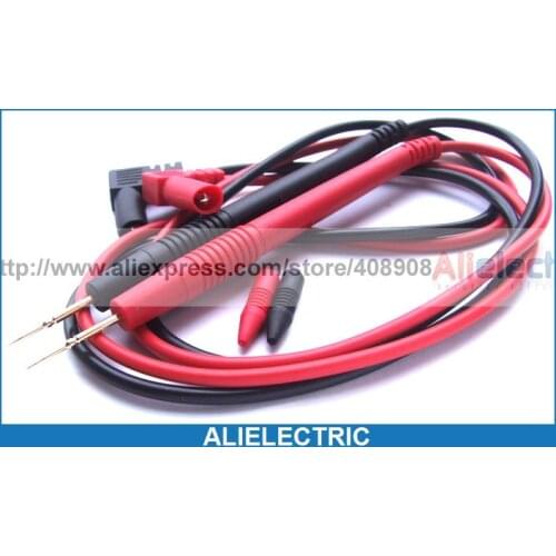 1 Pair PCB SMT IC SMD 4mm Banana Plug Sharp Multimeter Test Probes Cables