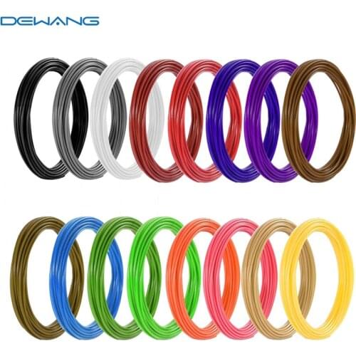 DEWANG 3D Pen Filament PLA 3D Printer Filament 32 Color 1.75mm PLA Filament 10Meter Spool 3D Printing Filament Material Plastic