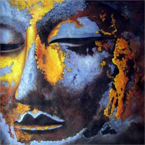 5D DIY Full Square/Round Diamond embroidery"Buddha statue"Cross Stitch Rhinestone Diamond Painting Mosaic Wall Sticker Gift SX08