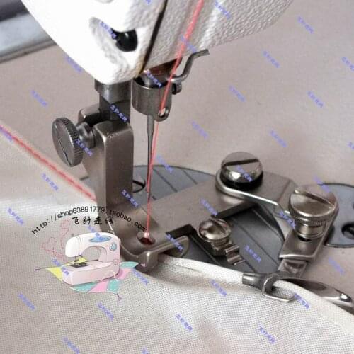 Industrial Sewing Machine Accessories Flat Chiffon Curl Edge Presser Foot Hem Curved Edge Presser Feet Puller Faucet