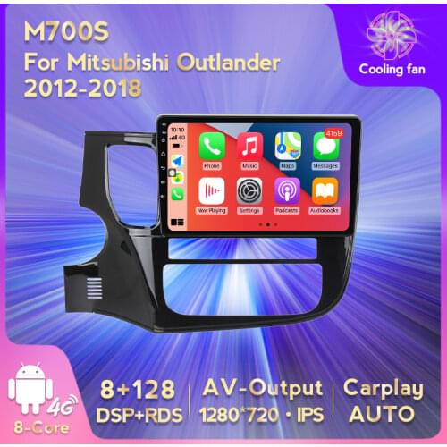 MEKEDE Carplay Android 11 car GPS radio for Mitsubishi Outlander 3 2012-2018 Multimedia Video Player 4G WIFI 8 cores DSP RDS IPS