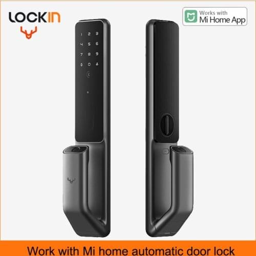 For Mi home Automatic Smart Door Lock Fingerprint Lock Password NFC Phone Unlock Work with Mihome Smart Linkage with Doorbell