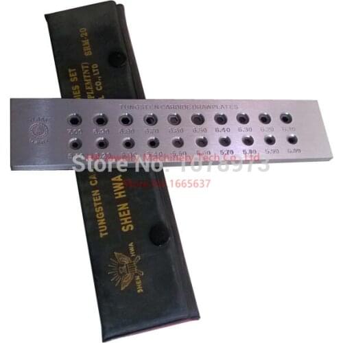 Free Shipping Hole Size 9.10-11.00mm Tungsten Carbide Wire Drawplate for Gold and Silver Hexagon Shape Draw Plate