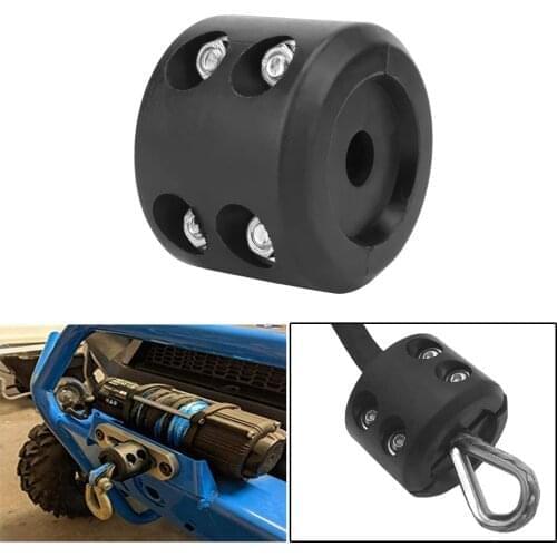 Winch Buffer Rubber Bumper Absorber Tow Hook Cable Stopper Protector Motorcycle ATV Accessories For UTV Honda Polaris Pit Bike