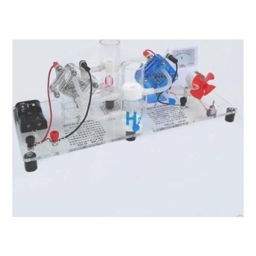 Demonstration of hydrogen power generation from fuel cells Hydrogen and oxygen fuel cells produce hydrogen