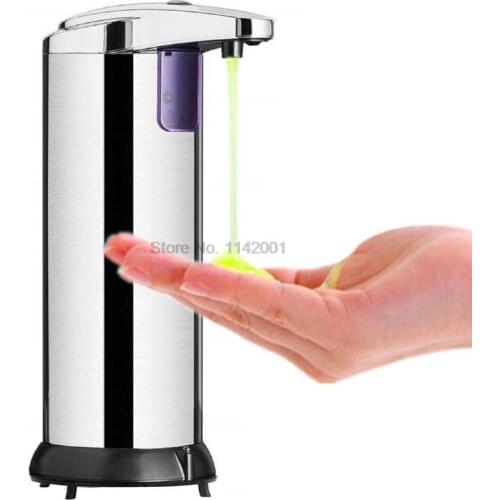 60pcs Liquid Soap Dispenser Automatic Intelligent Sensor Induction Touchless ABS Hand Washing Dispensers hot
