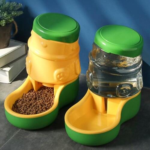 Dog Food Feeder and Water Dispensers Gravity Pet Feeder 3.2L Big Capacity Automatic Cat Dry Food Dispenser for Dogs Cats Animals