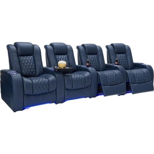 Electric recliner relax massage chair theater living room Sofa bed functional genuine leather couch Nordic modern диван мебель