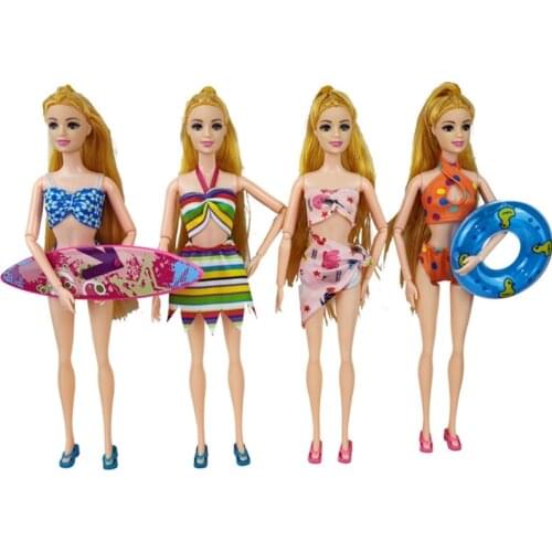 30cm/12in Doll’s Swimwear Girl Doll’s Swimsuit Toddler Gift Dolls Accessories Handmade Dress Up for Pretend Play Game