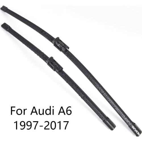 Car Windshield Wiper Blades for Audi A6 C5 / C6 / C7 form 1997 to 2017 Car Windscreen wiper Rubber
